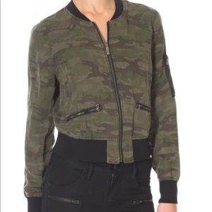 Sanctuary camouflage bomber lightweight